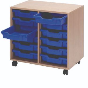 Jemini Mob Storage Unit 12 Beech