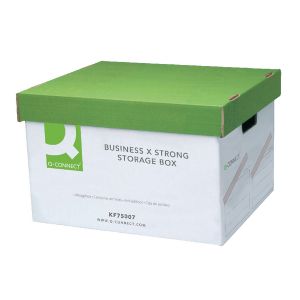 Q Connect ExStrong Storage Box Pk10