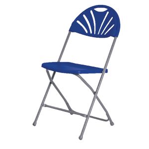 Titan Folding Chair 445x460x870 Blue