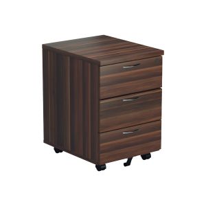 Jemini 3 Drw Mob Ped Walnut