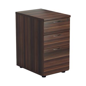 Jemini 3 Drw Desk High Walnut