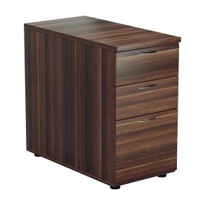 Jemini 3 Drw Desk High Walnut