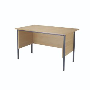 Serrion Rect 4 Leg Desk Ferrera Oak