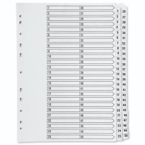 Q-Connect A4 1-50 Q-Connectlar Index