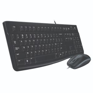 Logitech Wired Desktop Mk120 Blk