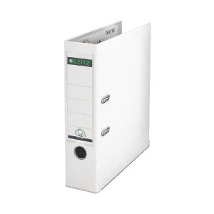 Leitz 180 Lach File 80mm A4 Wht Pk10