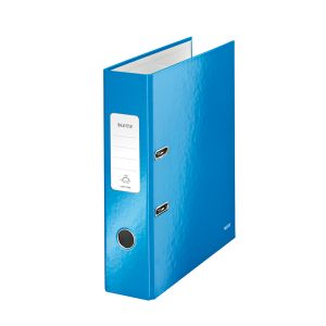 Leitz Wow Lach A4 80mm Mtl Blu Pk10