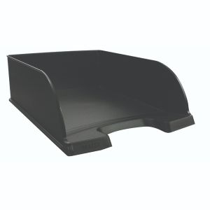 Leitz Plus Letter Tray Jumbo Black