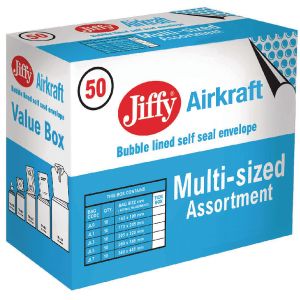 Jiffylite Bags Assortd Slf-Seal Pk50