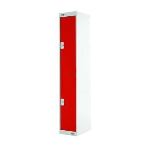 Two Compartment Locker 300 Red