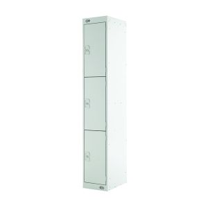 Three Compartment Locker 300 L/Grey