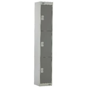 Three Compartment Locker 300 D/Grey
