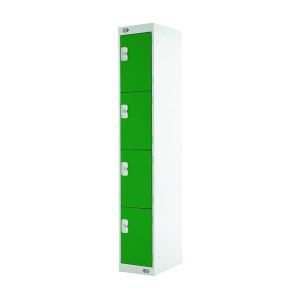 Four Compartment Locker 300 Green