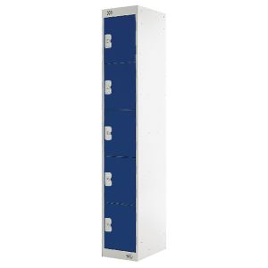 Five Compartment Locker 300 Blue