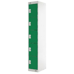 Five Compartment Locker 300 Green