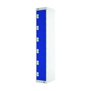Six Compartment Locker 300 Blue Six Compartment Locker 300 Blue