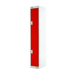 Two Compartment Locker 450 Red