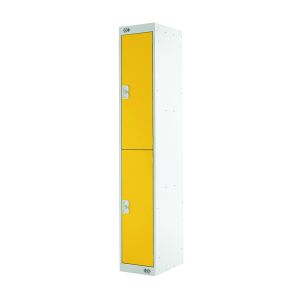 Two Compartment Locker 450 Yellow