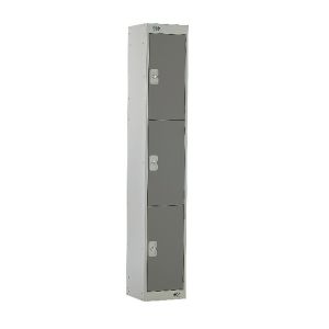 Three Compartment Locker 450 D/Grey Three Compartment Locker 450 D/Grey