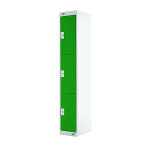 Three Compartment Locker 450 Green