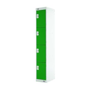 Four Compartment Locker 450 Green