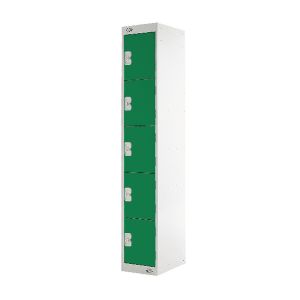 Five Compartment Locker 450 Green