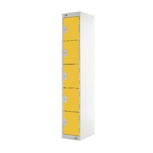 Five Compartment Locker 450 Yellow