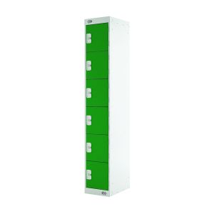 Six Compartment Locker 450 Green