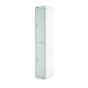 Two Comp Express Std Locker Grey