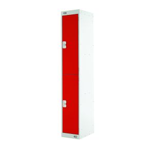 Two Comp Express Std Locker Red