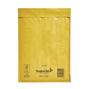 Sealed Air Bubble Bag D1 Gold Pk100