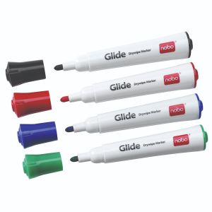 Nobo Glide Drymarker Ast Pk4