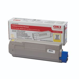 Oki C5850/C5950 Lsr Tnr Yellow 6K