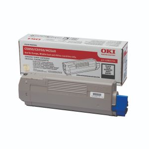 Oki C5850/C5950 Lsr Tnr Black 6K