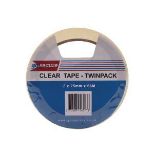 GoSecure Twpk Tpe 25mmx66m Clr Pk6