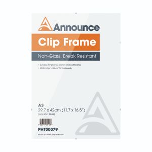 Announce A3 Metal Clip Frame