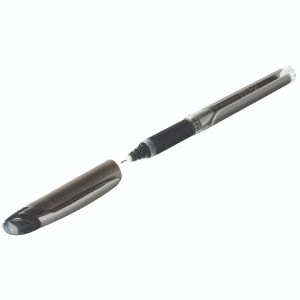 Pilot V5 Grip Liq Ink RBall Blk Pk12