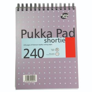 Pukka Wrebnd Notepad 240Pg Gold Pk3