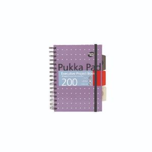 Pukka Exec Ruled Project Book A5 Pk3