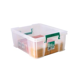 Storestack 24L Storage Box Clear