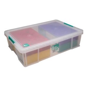 Storestack 37L Storage Box Clear