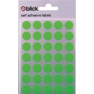 Blick Flourscent Lbls 13mm Grn P2800