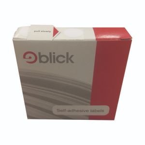 Blick 19mm Diameter White Labels