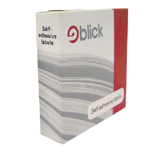 Blick Disp Label 25x50 Wht Pk400