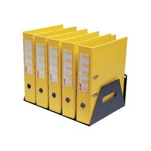 Rotadex Lever Arch File Rack Black