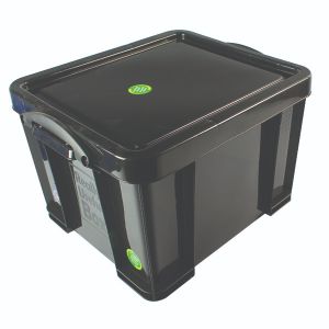 Really Useful 35L Rcyc Stor Box Blk