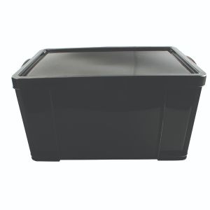 Really Useful 84L Rcyc Stor Box Blk