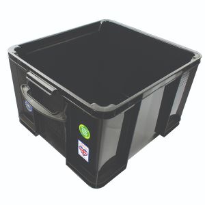 Really Useful 42L Rcyc Stor Box Blk