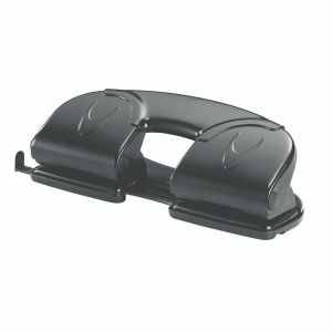 Rexel V412 4 Hole Punch Black