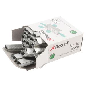 Rexel No.10 Metal Staples 5mm Pk5000